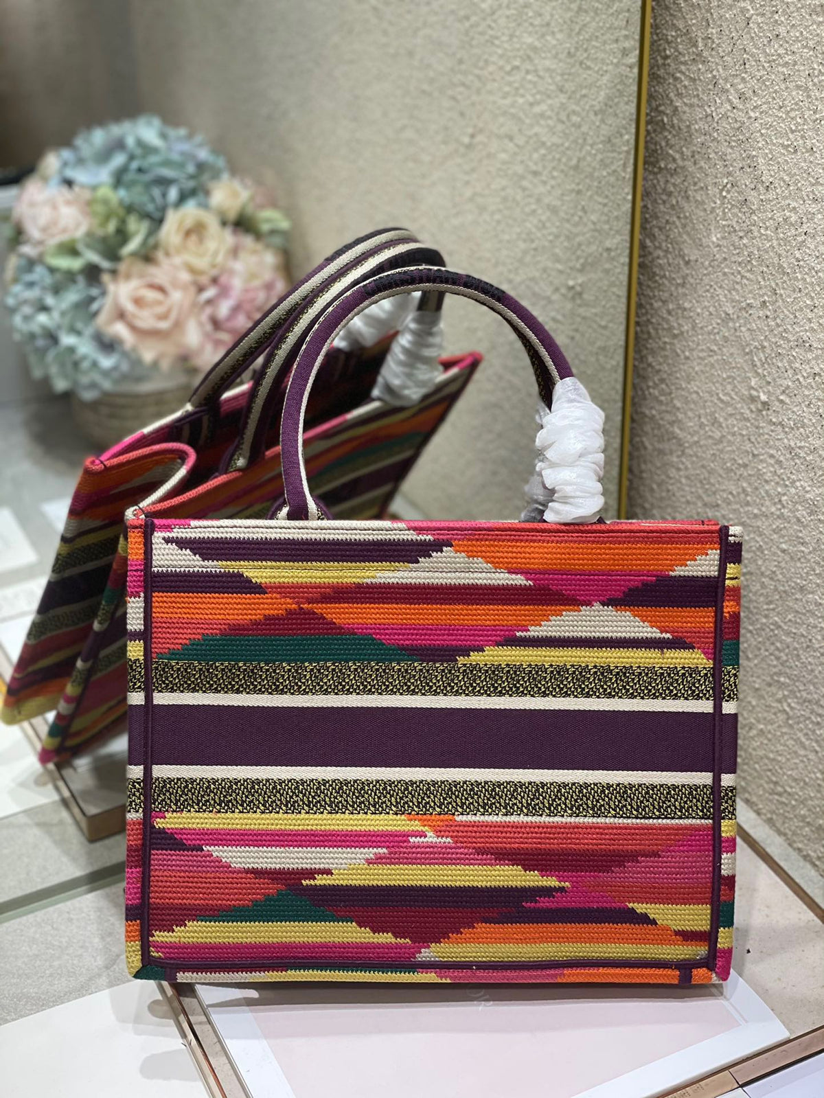 CD Electrical Rainbow Book Tote Bag Canvas 336540