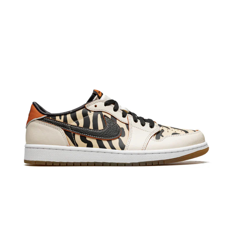 Nike Air Jordan 1 Beige Black Leather