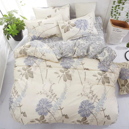 Classic Bedding Set 5 Size Summer Bed Linen 3pcs/4pcs Set Duvet Cover Set