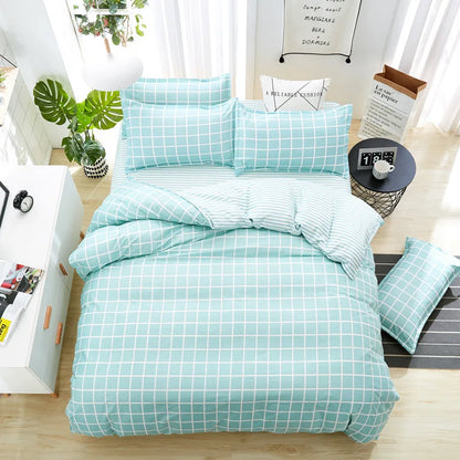 Classic Bedding Set 5 Size Summer Bed Linen 3pcs/4pcs Set Duvet Cover Set