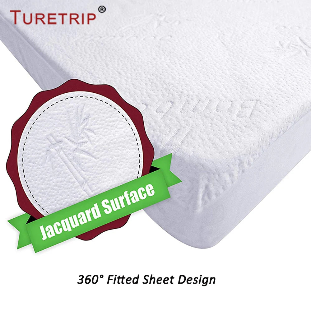 Waterproof Bamboo Crib Mattress Pad Cover