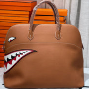 HM Shark Bolide 45cm Gold Togo Leather