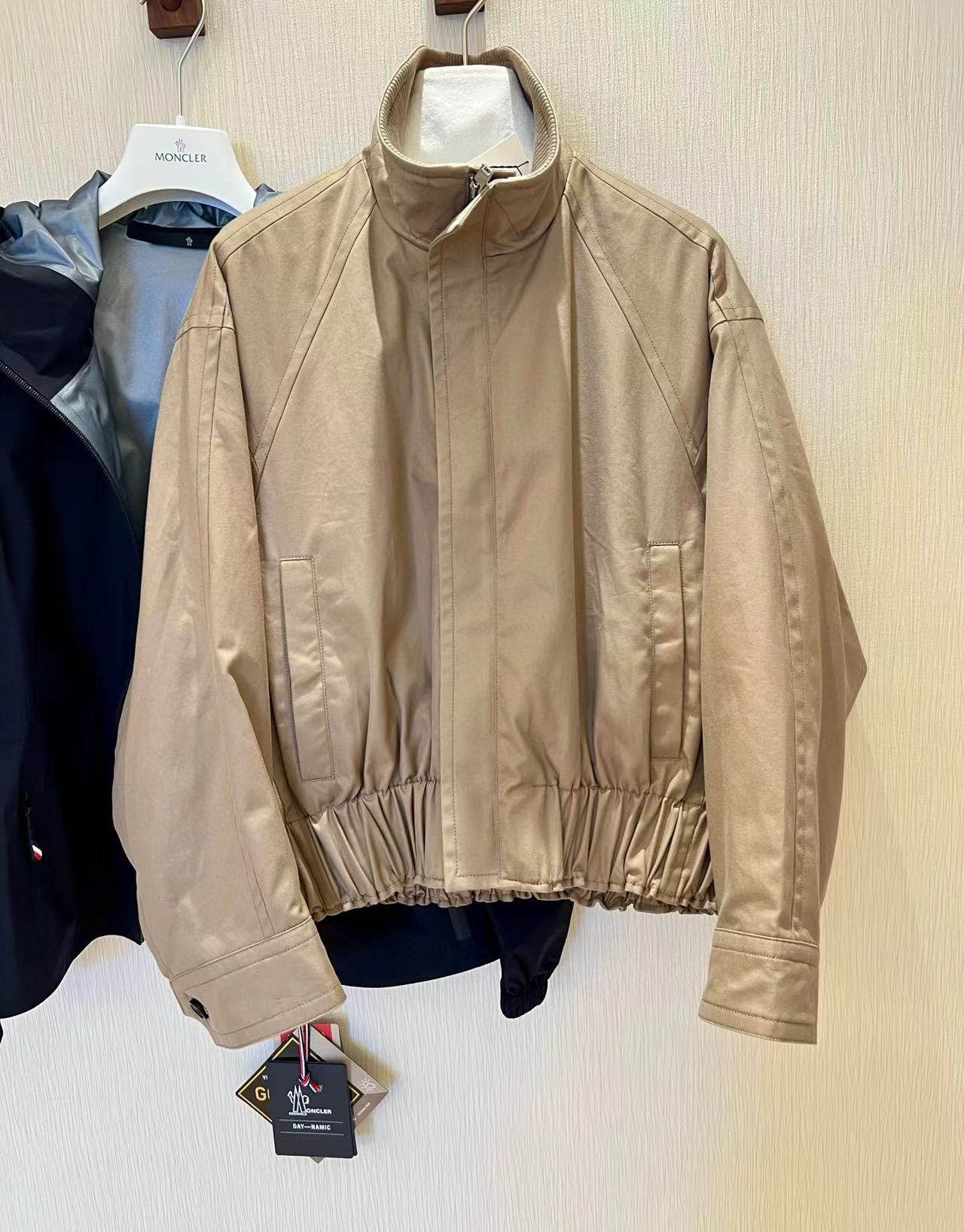 Bottega Veneta Coat Beige Cotton