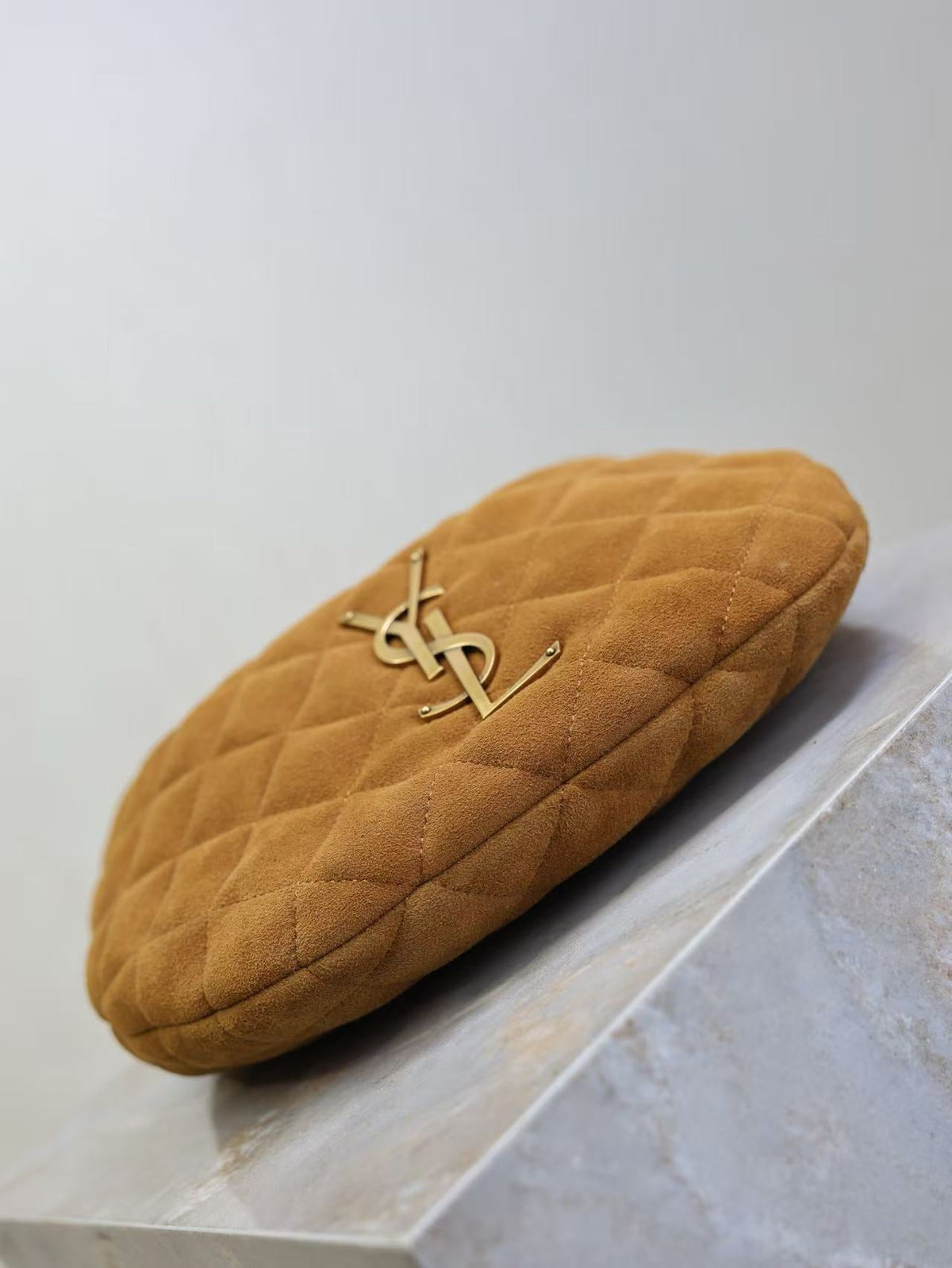 YSL Icarino Icare Mini Bag Brown Suede