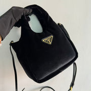 Prada Padded Mini Bag Black Velvet
