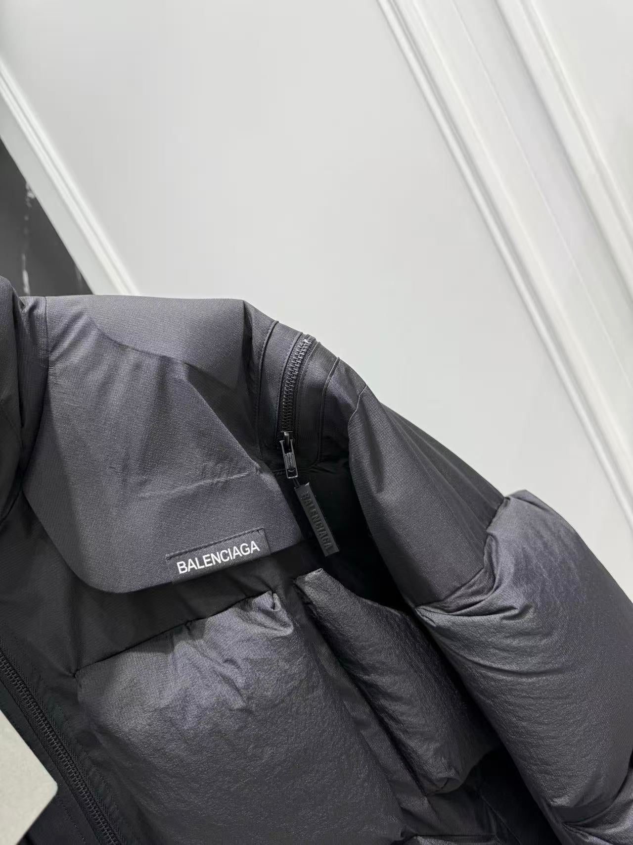 Balenciaga Jacket Black Polyester Down