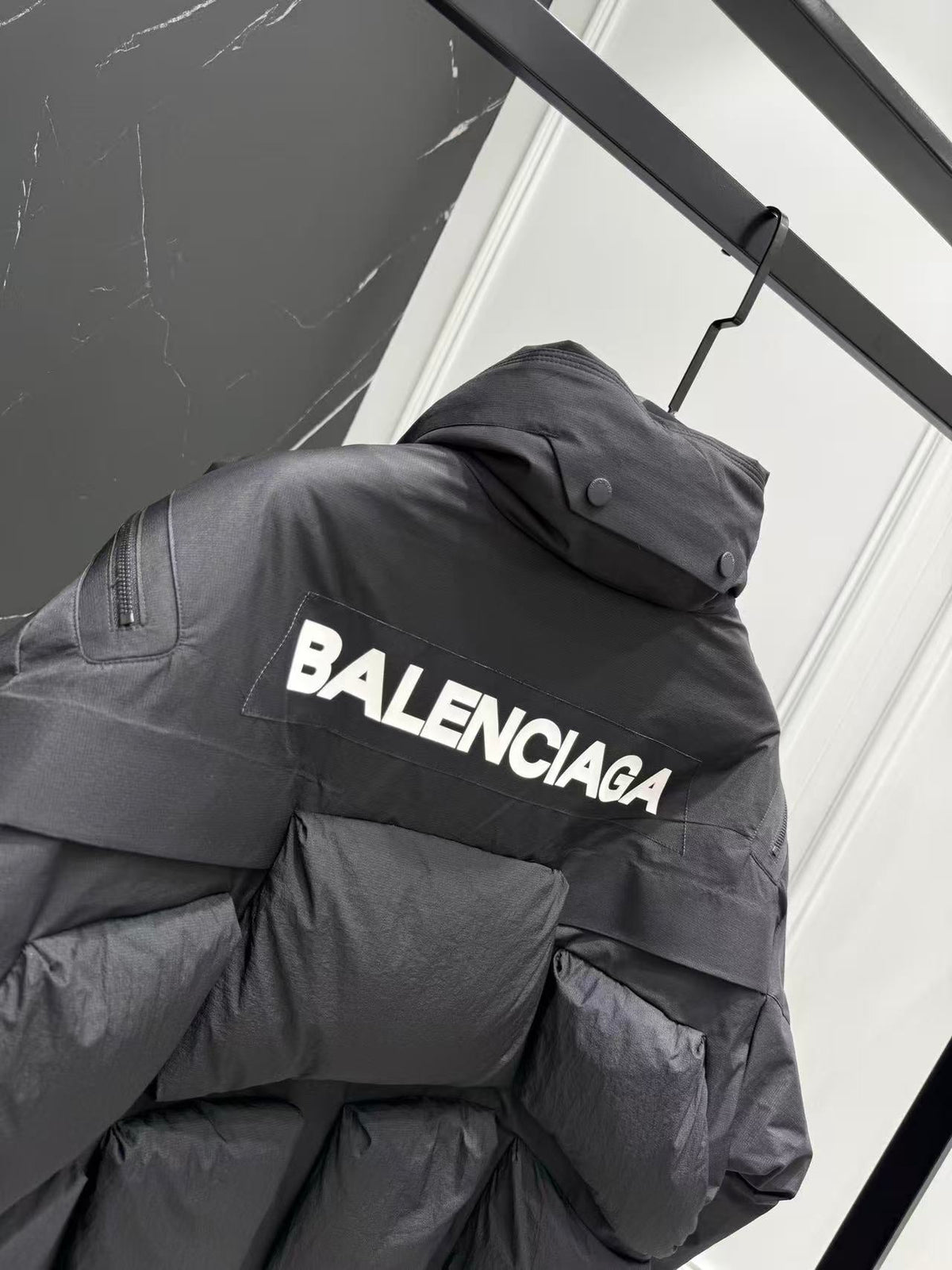 Balenciaga Jacket Black Polyester Down
