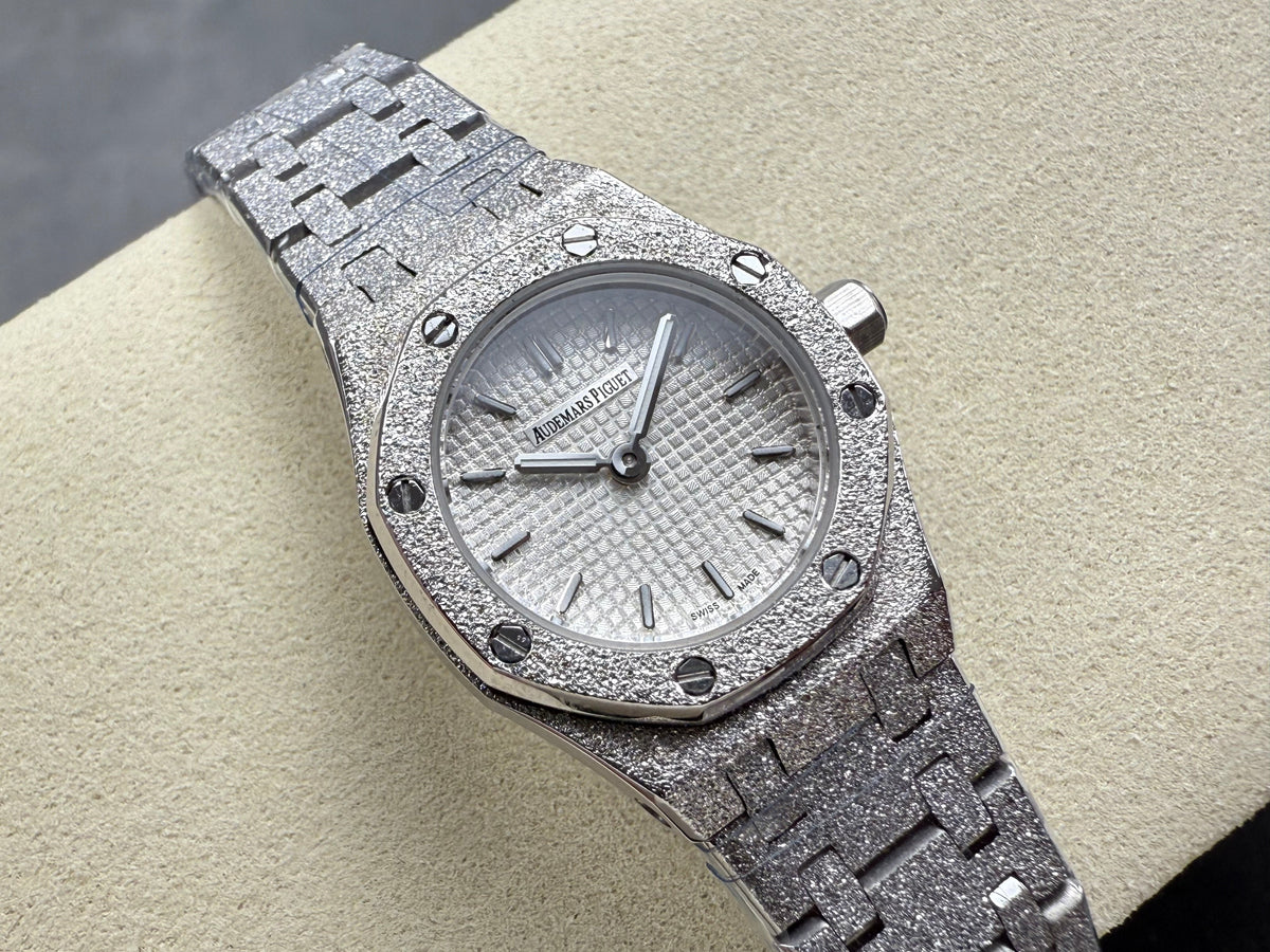 Audemars Piguet Royal Oak Mini Frosted Quartz 23mm Silver Dial
