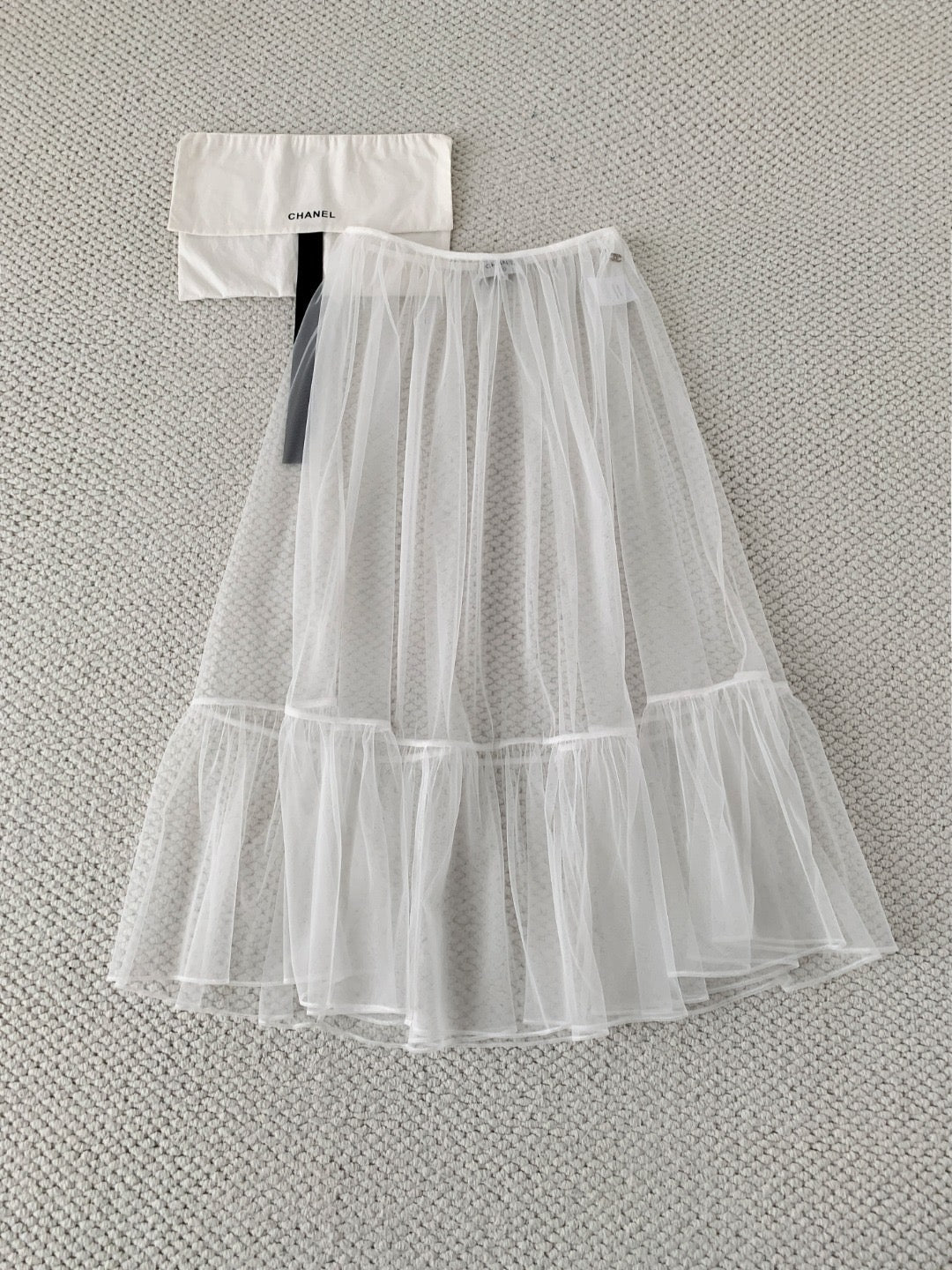 Chanel 2026 Mesh Long Skirt