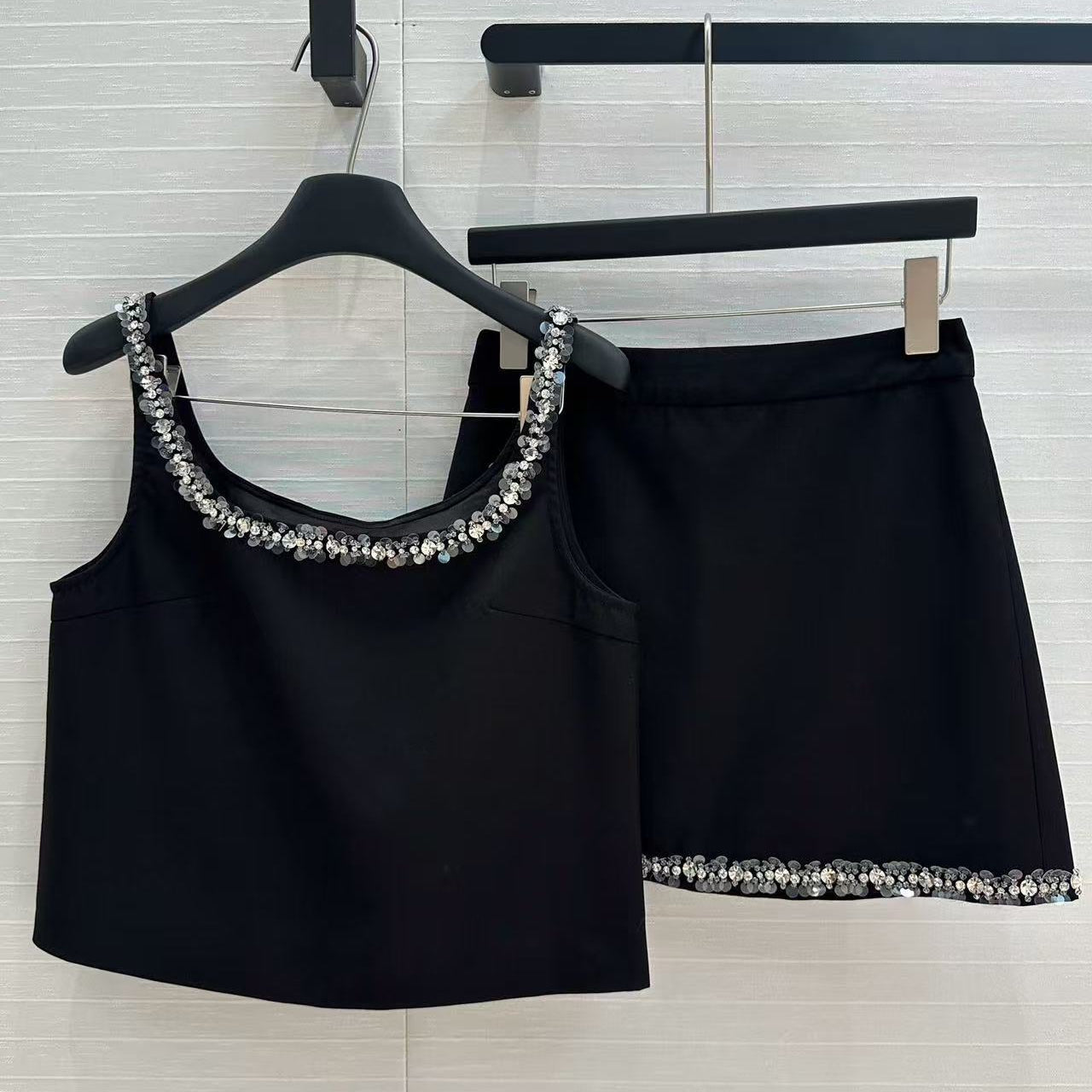 Gucci Vest Set Black Cotton