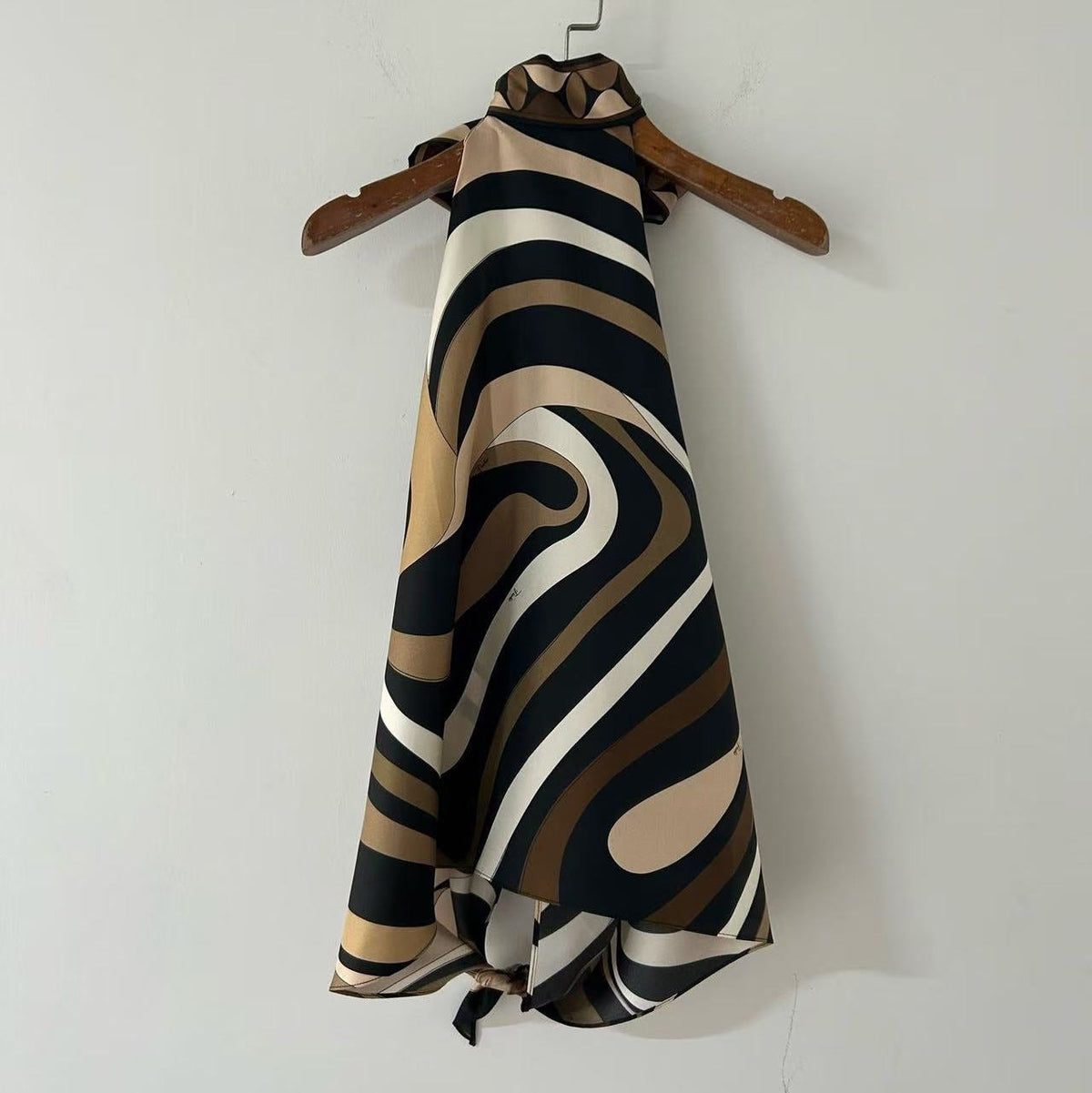Pucci 2026 Top Black Mix Colors Silk