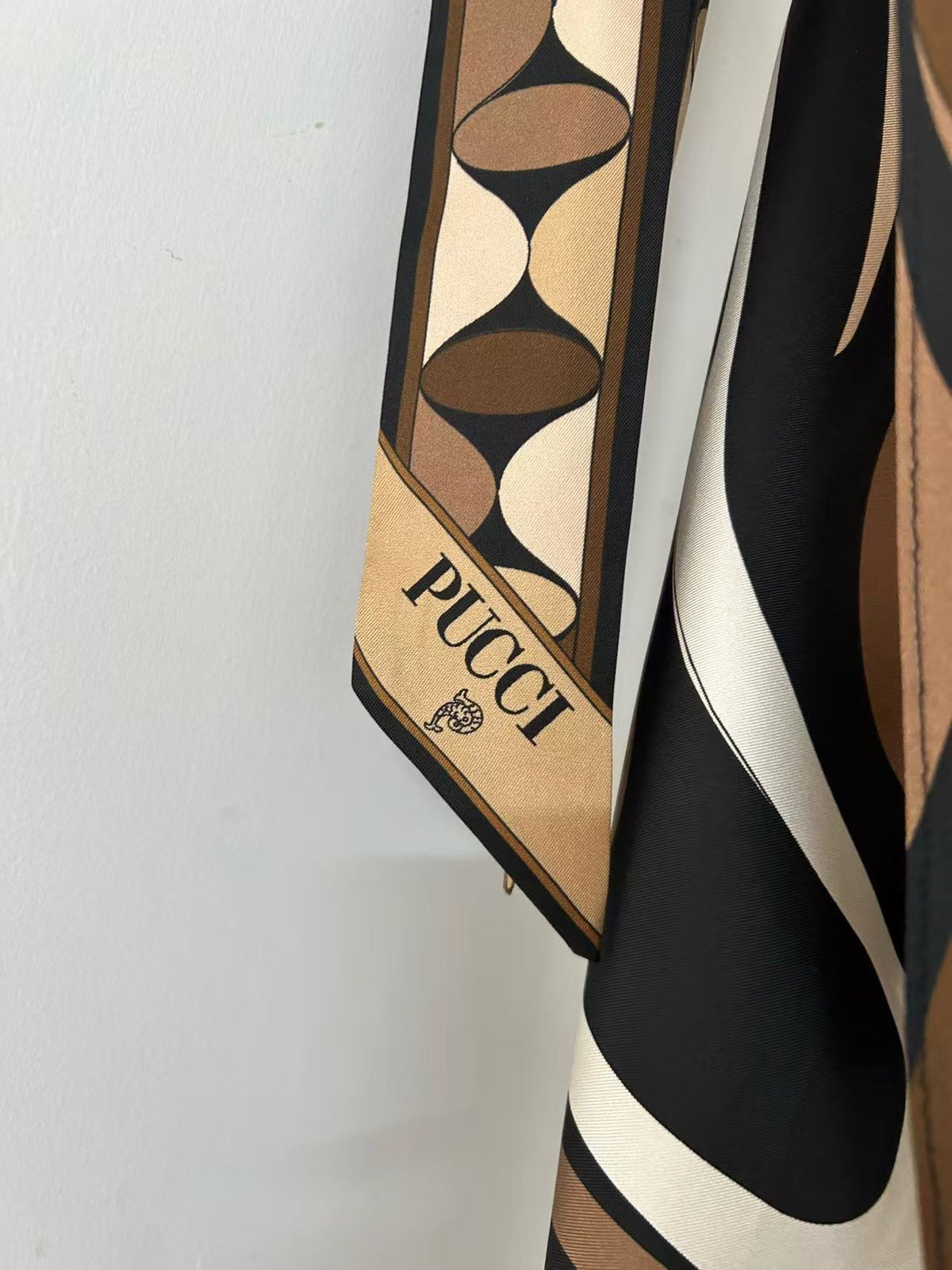 Pucci 2026 Top Black Mix Colors Silk