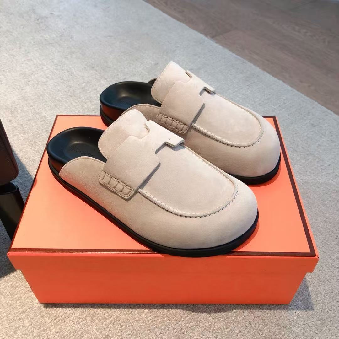 HM GO MULE SUEDE