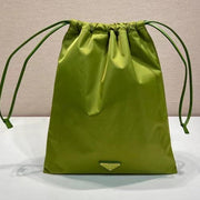 Prada 2026 Wish Drawstring Bag 35cm Re-Nylon