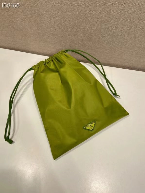 Prada 2026 Wish Drawstring Bag 35cm Re-Nylon