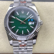 Rolex Datejust Oystersteel Jubilee Bracelet Green Ombre Dial