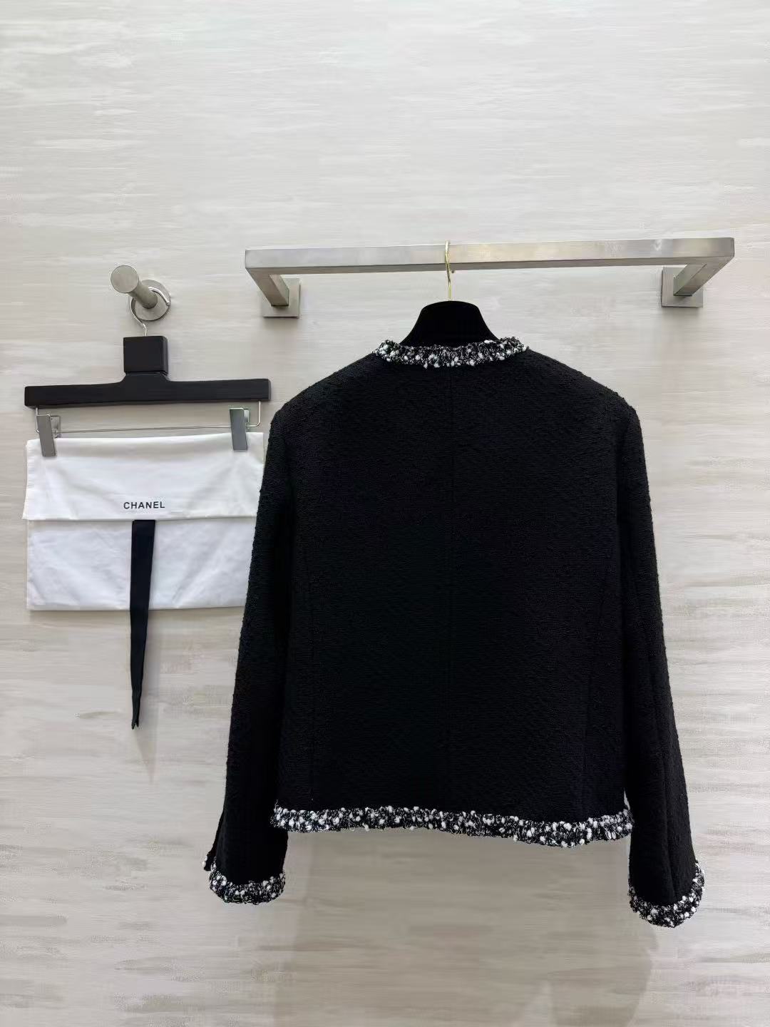 Chanel 2026 Jacket Black Tweed