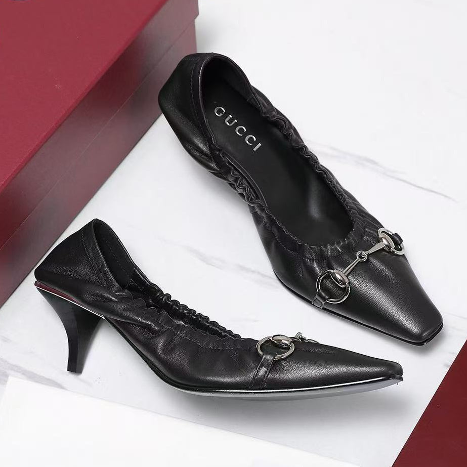 Gucci 2026 Vittoria Pump 55mm Suede Leather