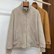 Bottega Veneta 2026 Intrecciato Blouson Jacket Suede