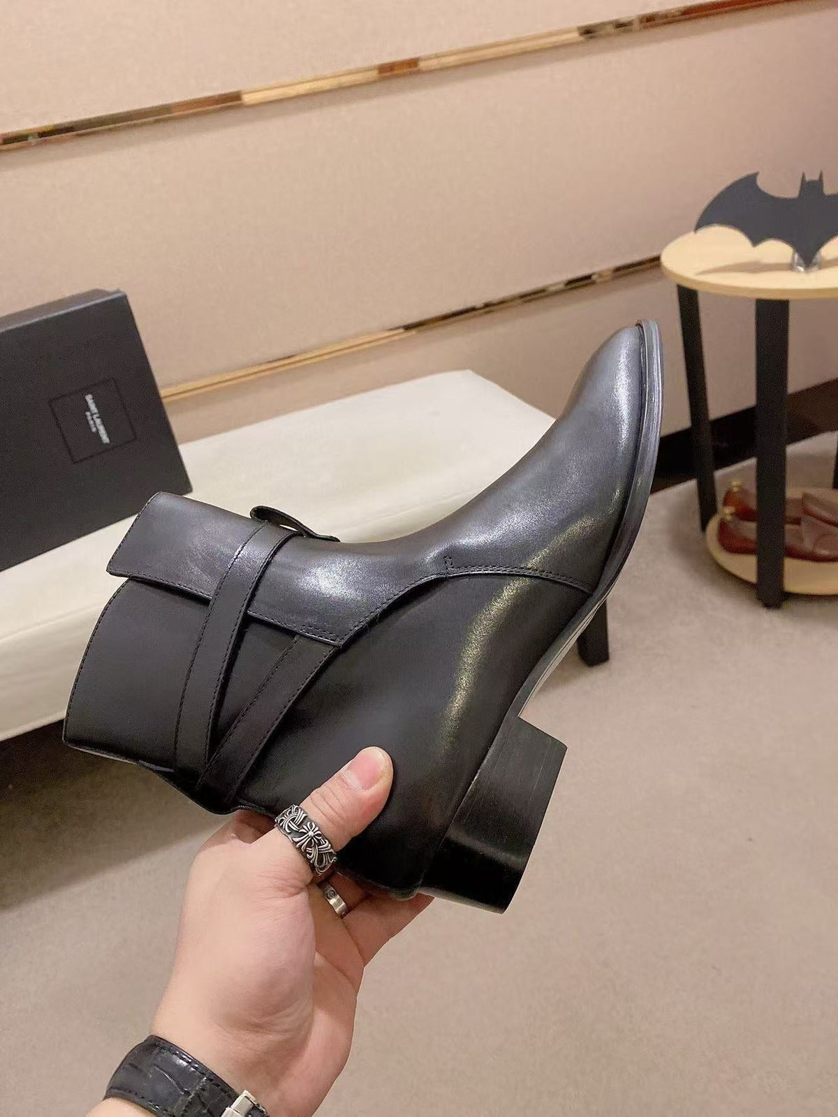 Saint Laurent 2026 Wyatt Jodhpur 30 Boot Suede