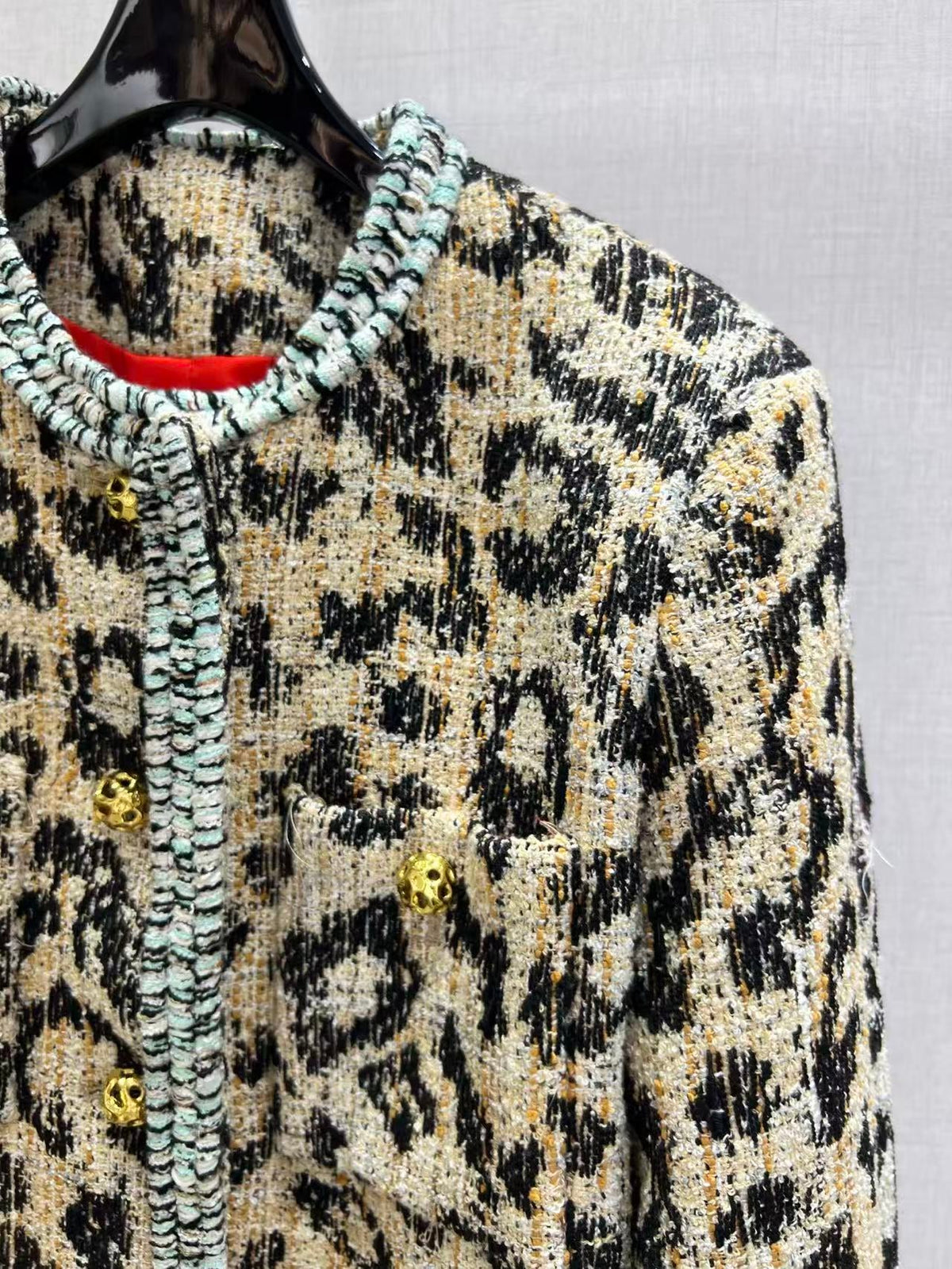Chanel 2026 Leopard-Print Coat Jacket Tweed