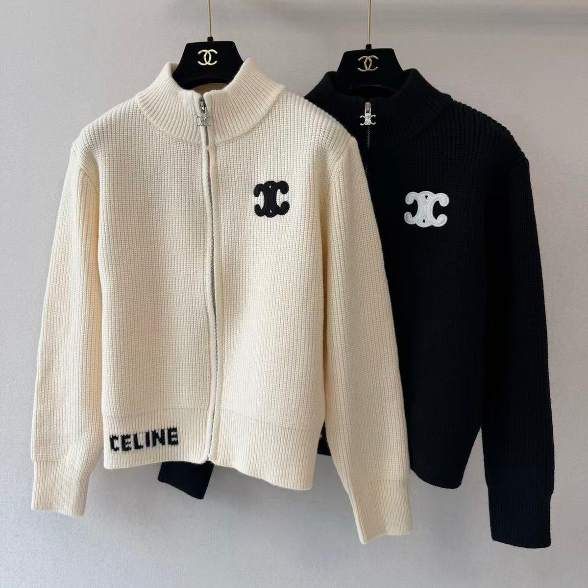Celine 2026 Zip Cardigan Wool