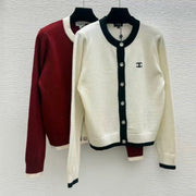 Chanel 2026 Bicolor Cardigan Wool