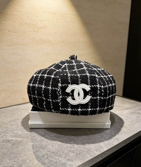 Chanel 2026 Beret Hat Tweed