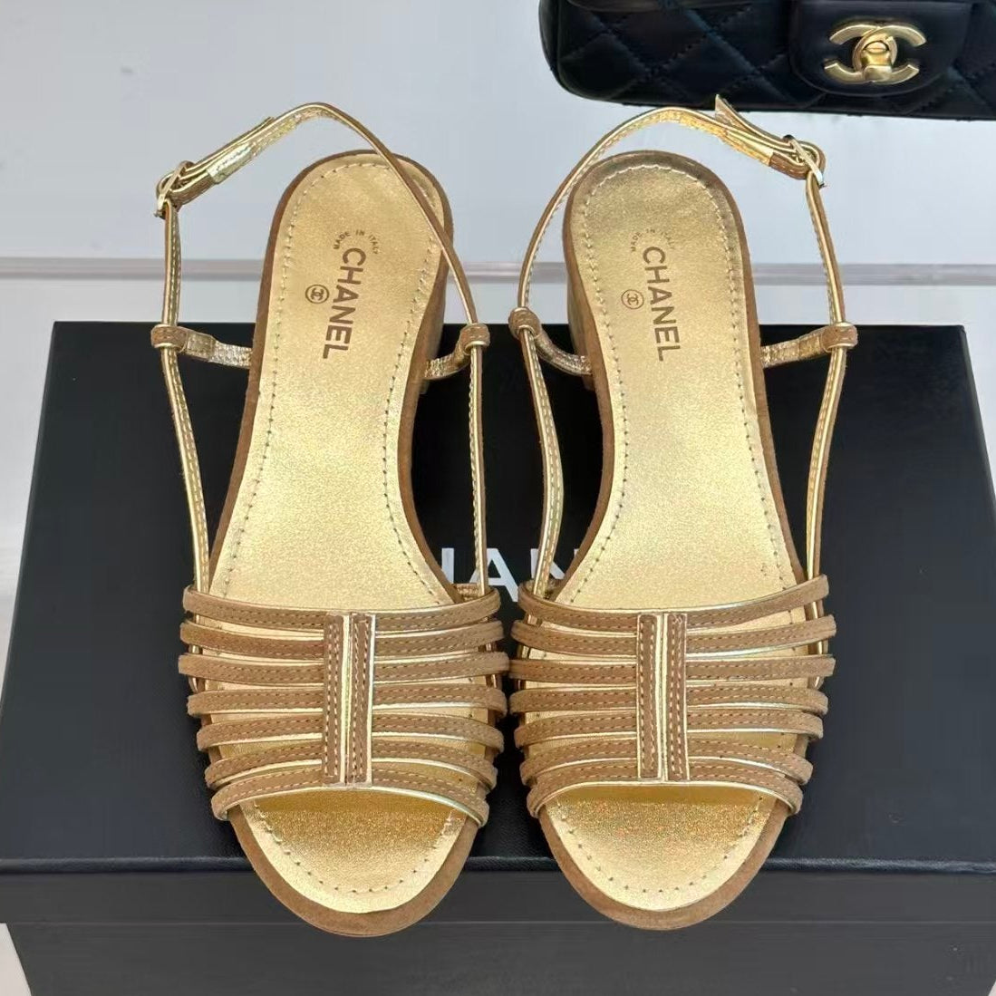 Chanel 2026 Strappy Sandals Leather