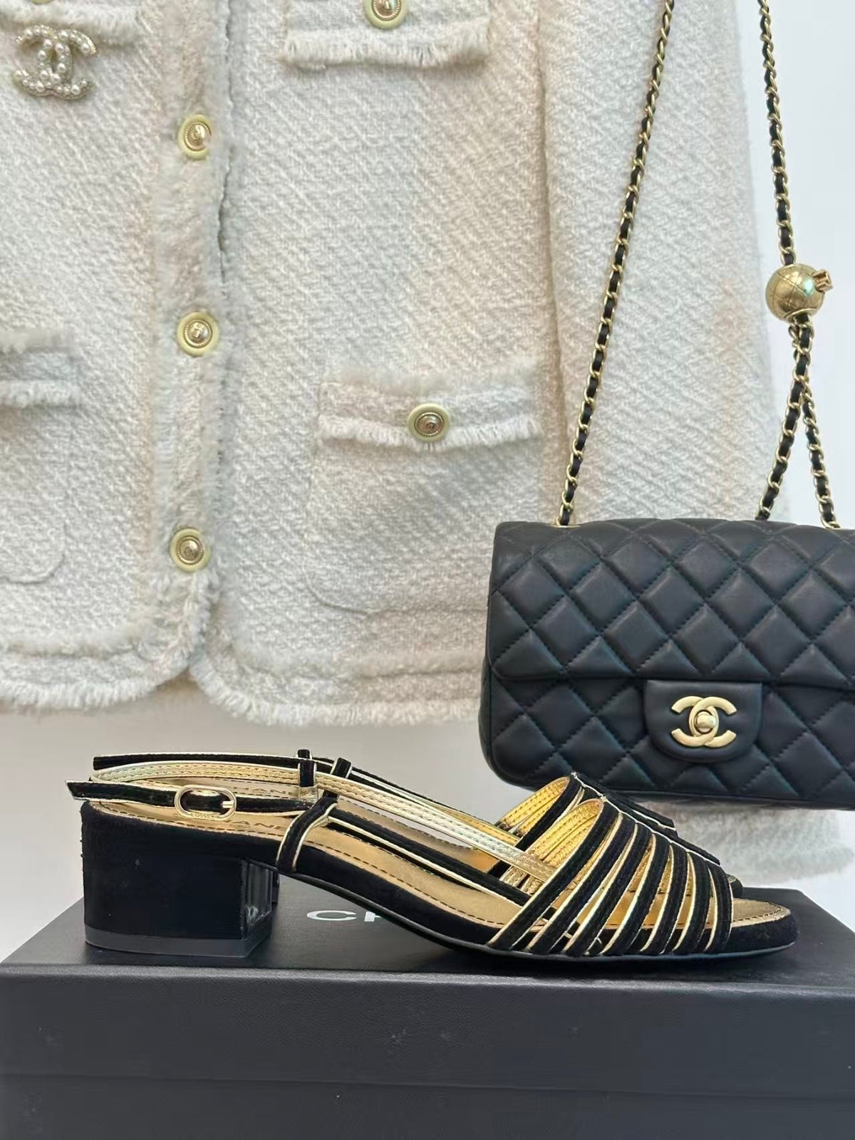 Chanel 2026 Strappy Sandals Leather