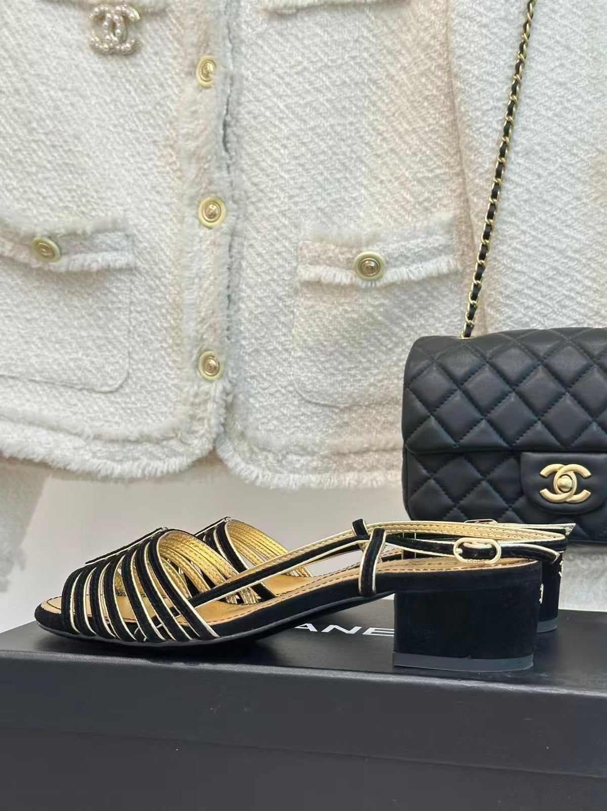 Chanel 2026 Strappy Sandals Leather