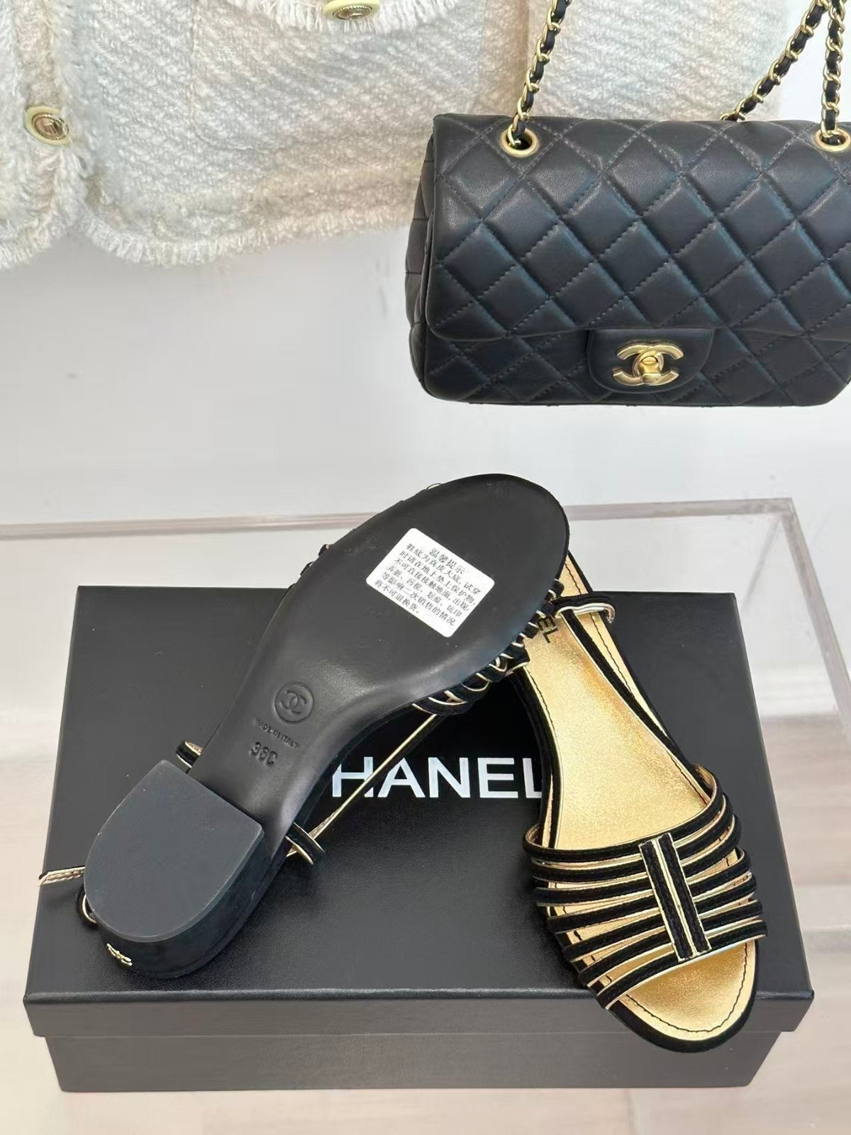 Chanel 2026 Strappy Sandals Leather