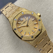 Audemars Piguet Royal Oak Mini Frosted Gold Dial