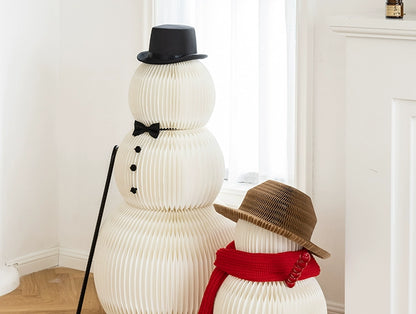 Christmas Paper Snowman Decoration