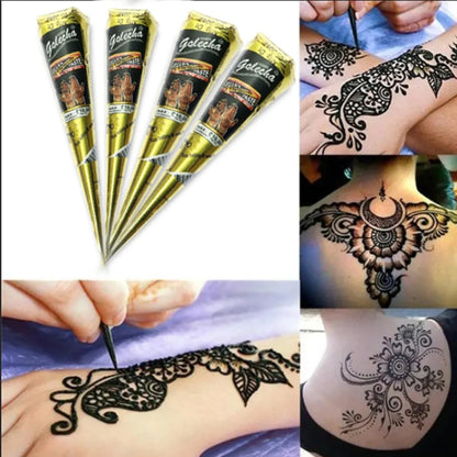 Organic Indian Henna Temporary Tattoo - Mehndi Paste