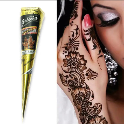 Organic Indian Henna Temporary Tattoo - Mehndi Paste