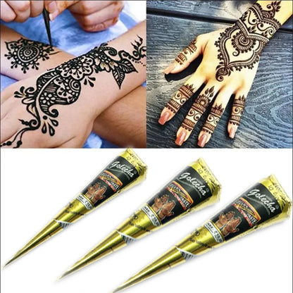 Organic Indian Henna Temporary Tattoo - Mehndi Paste