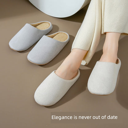 Japanese-Style Mute For Home Indoor Floor Slippers for Guests