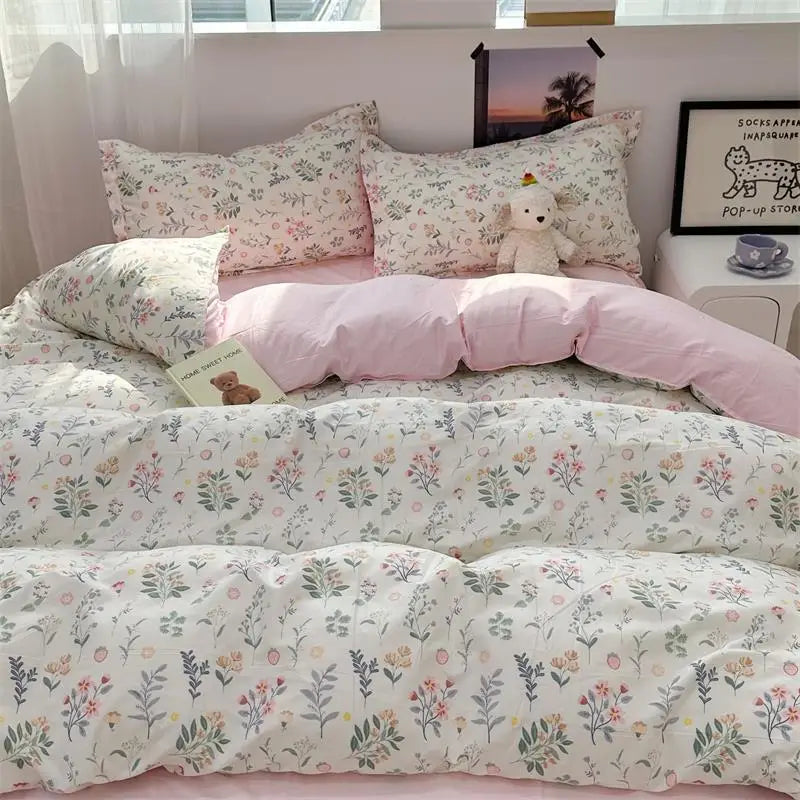 Bedding Set Quilt Cover Bed Sheet