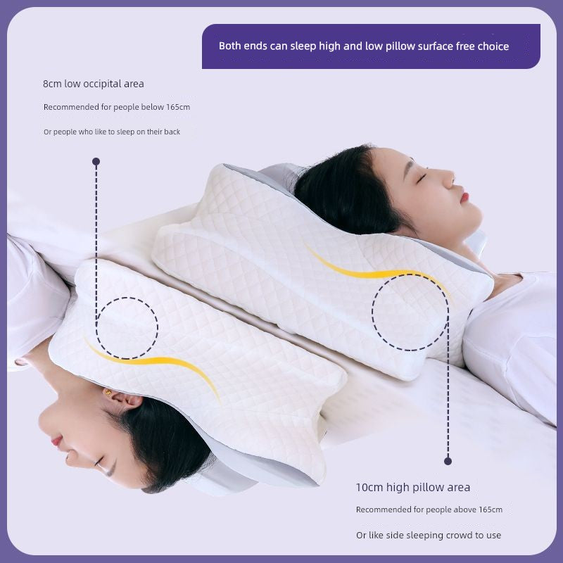 Slow Rebound Memory Foam Correction Neck Hump Cervical Pillow