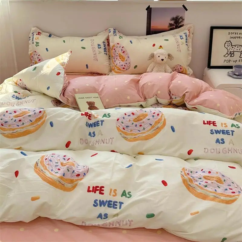 Bedding Set Quilt Cover Bed Sheet