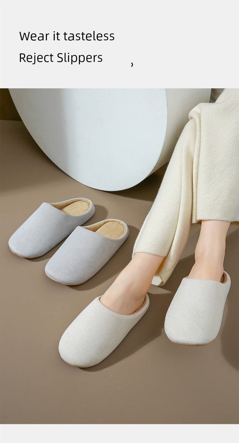 Japanese-Style Mute For Home Indoor Floor Slippers for Guests