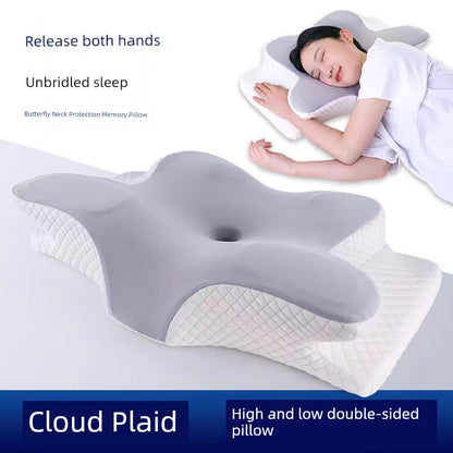 Slow Rebound Memory Foam Correction Neck Hump Cervical Pillow