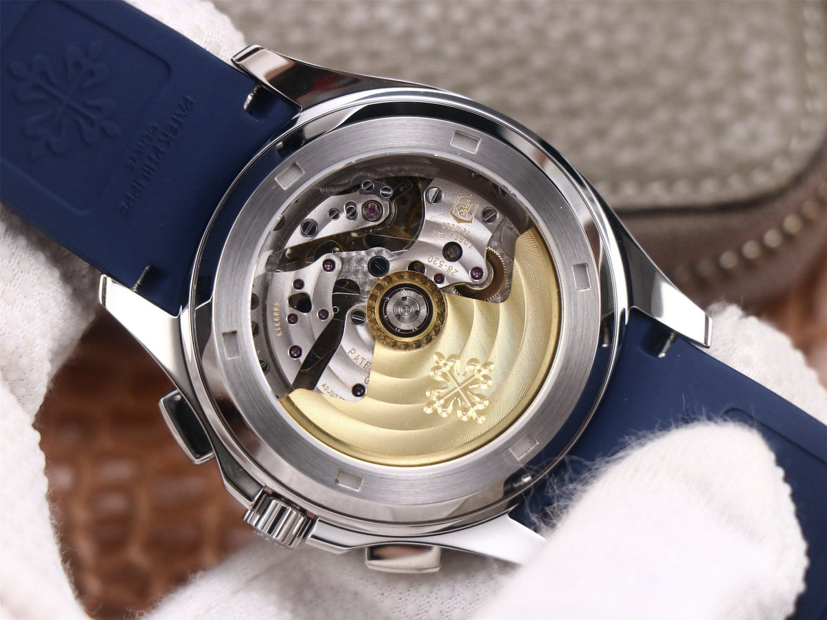PATEK AQUANAUT CHRONOGRAPH STAINLESS STEEL BLUE
