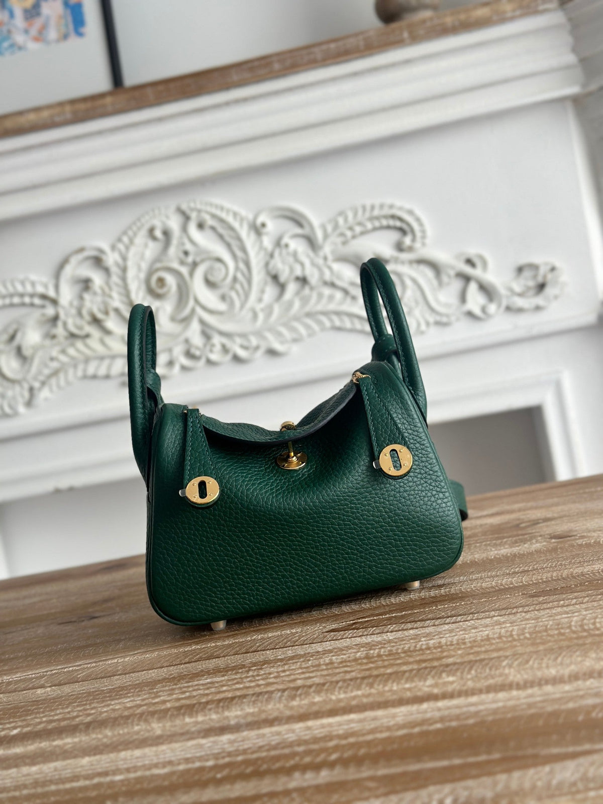 High-end Hermes 2026 Lindy Bag 19cm Togo Leather 2