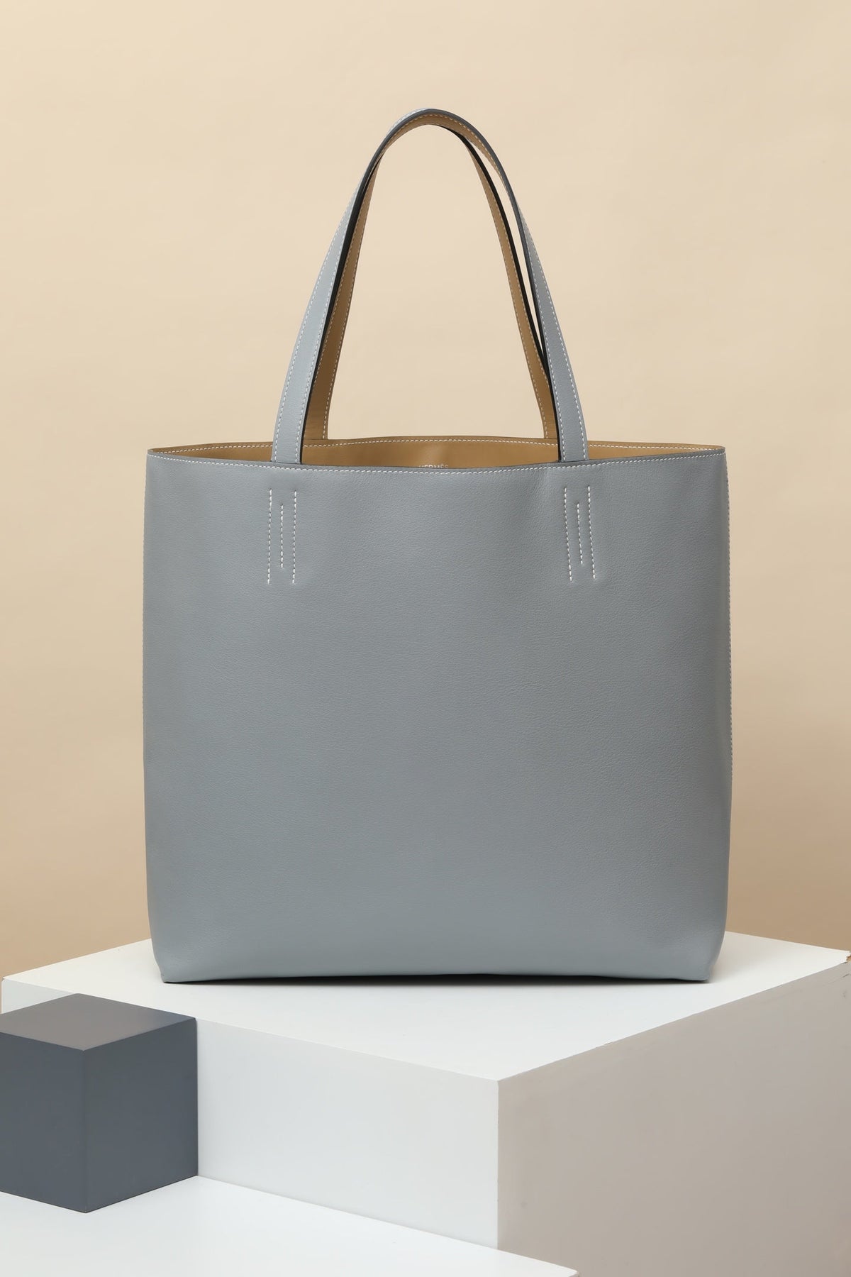High-end Hermes 2026 Double Sens Tote Bag 35cm Clemence Leather