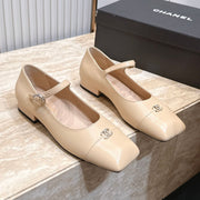 Channel 2026 Ballet Flat 25mm Suede Calfskin 899012