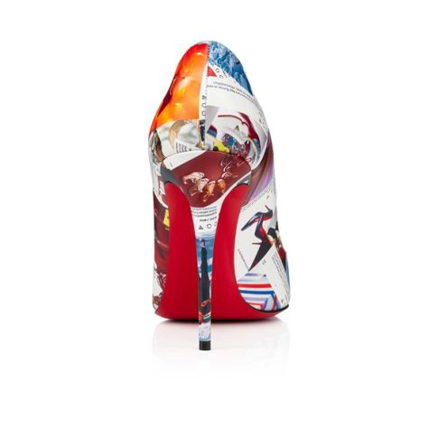 CL Pumps Hot Chick 100 mm Multi/lin Multi Calf