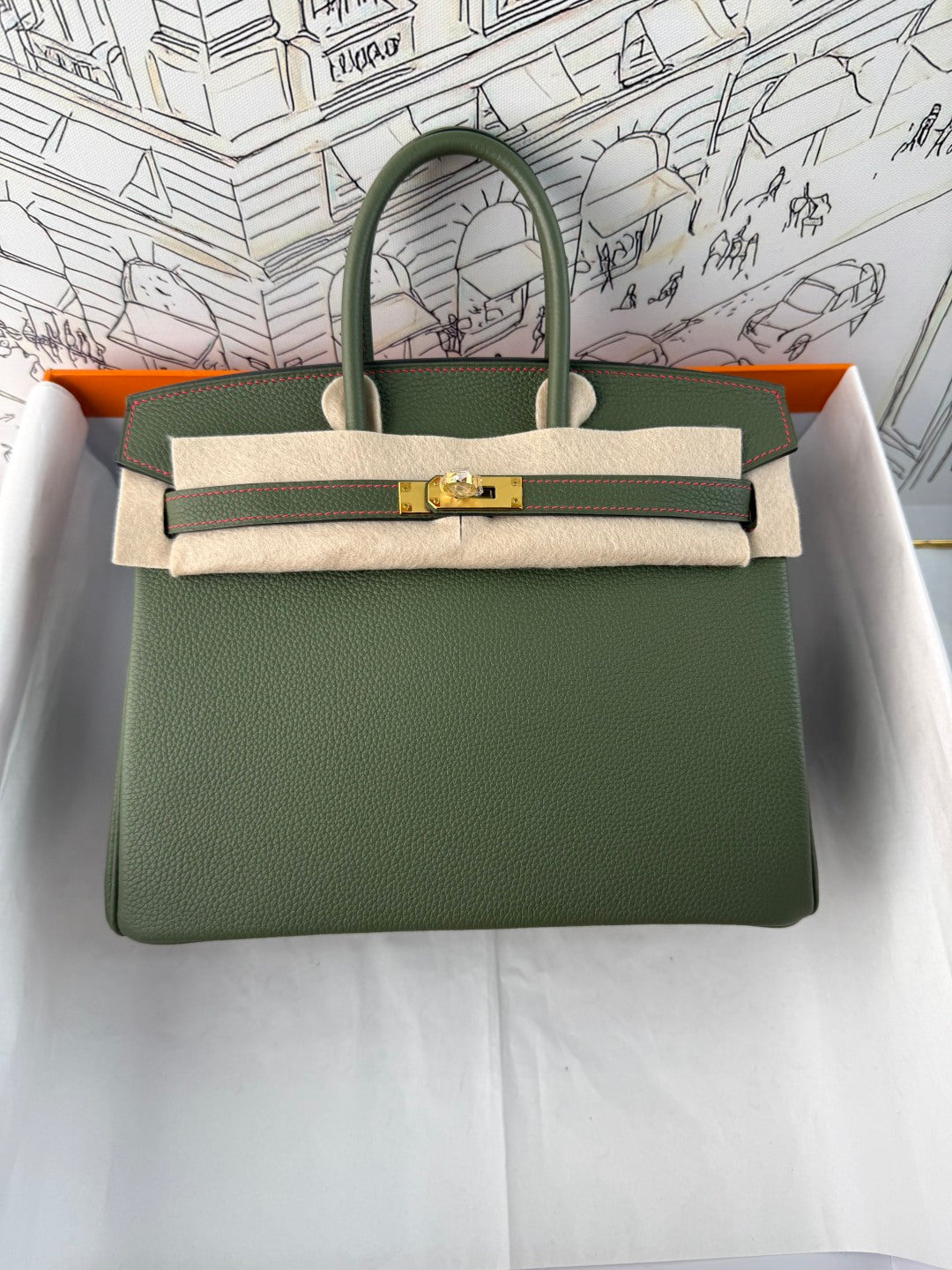 High-end Hermes 2026 Birkin Bag 25cm Togo Leather