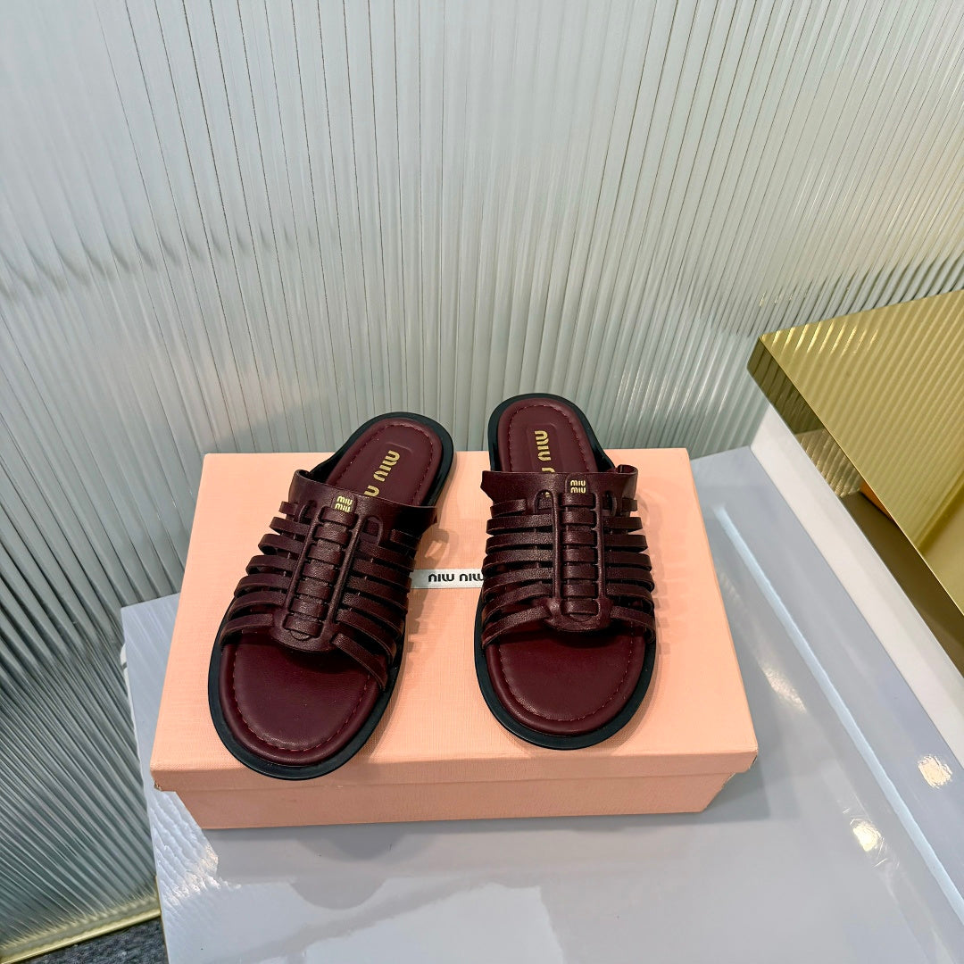 Miumiu 2026 Slipper Nappa Leather 924434